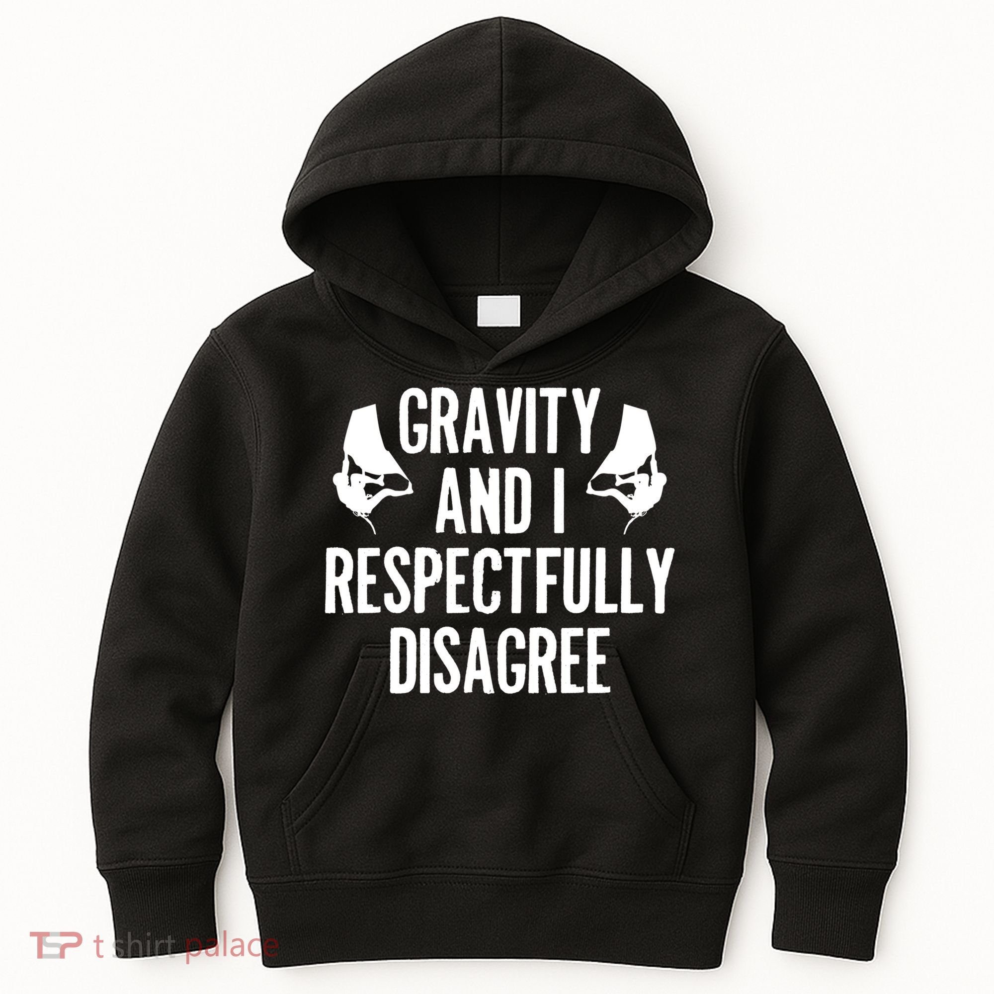 Gravity Rock Climbing Bouldering Climber Climb Mountain Funny Gift Kids Hoodie