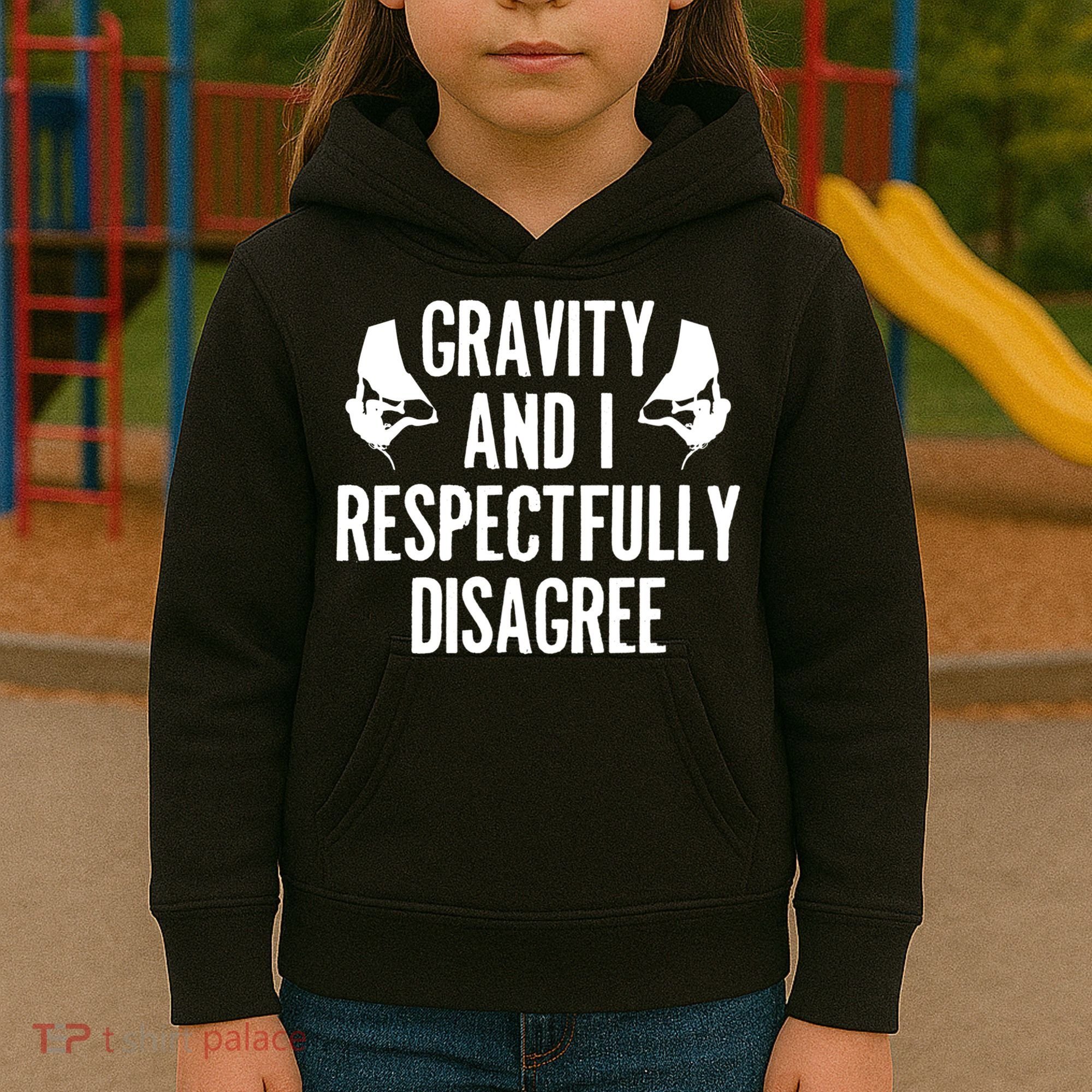 Gravity Rock Climbing Bouldering Climber Climb Mountain Funny Gift Kids Hoodie