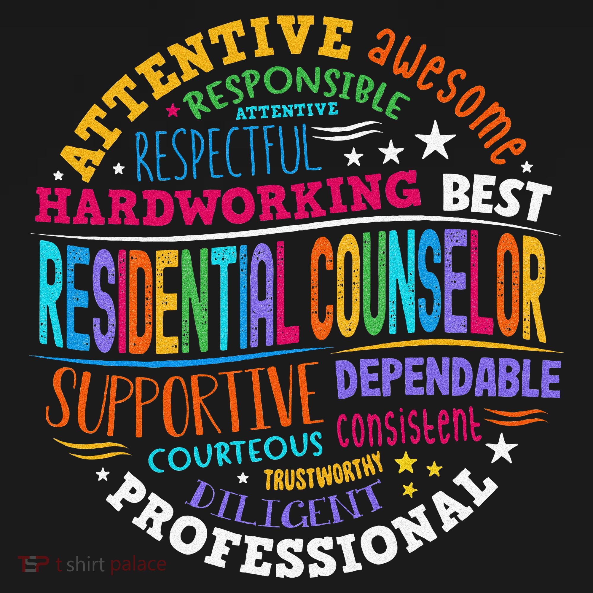 Groovy Residential Counselor Appreciation Back To School Doggie Tank