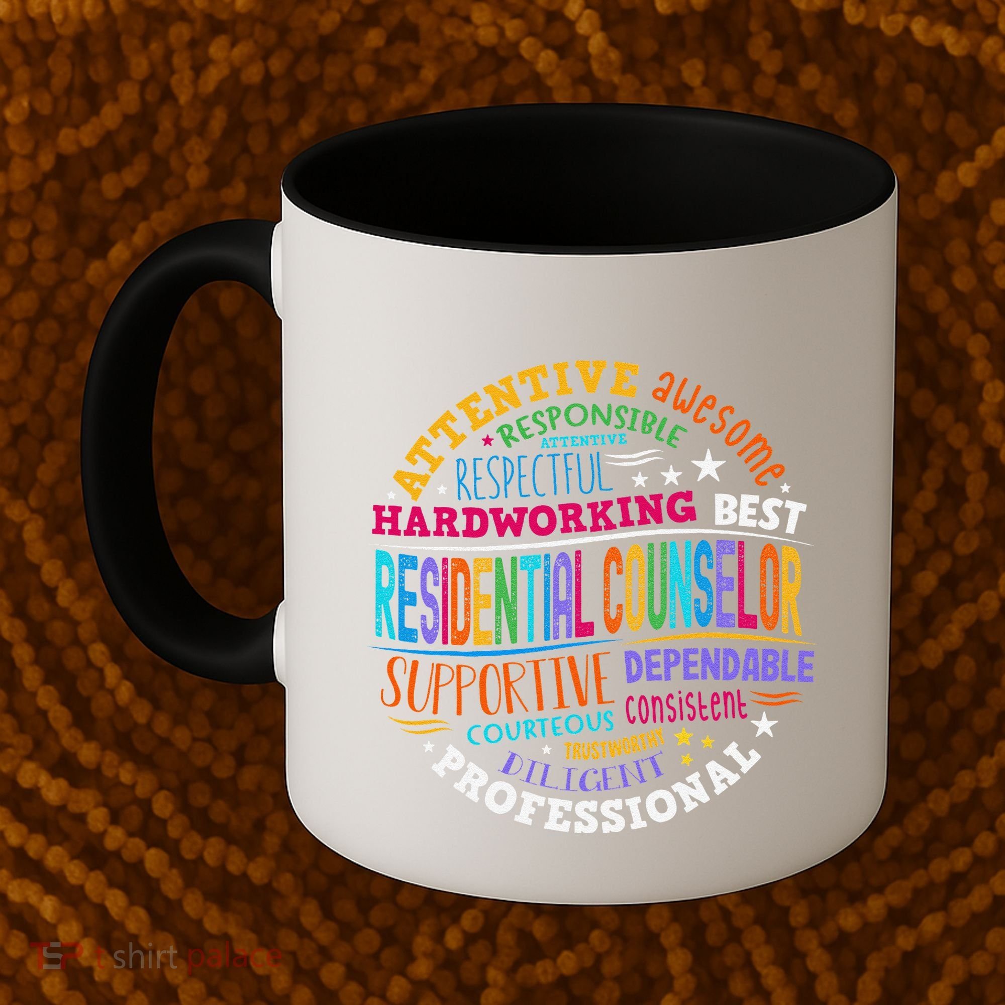 Groovy Residential Counselor Appreciation Back To School Coffee Mug