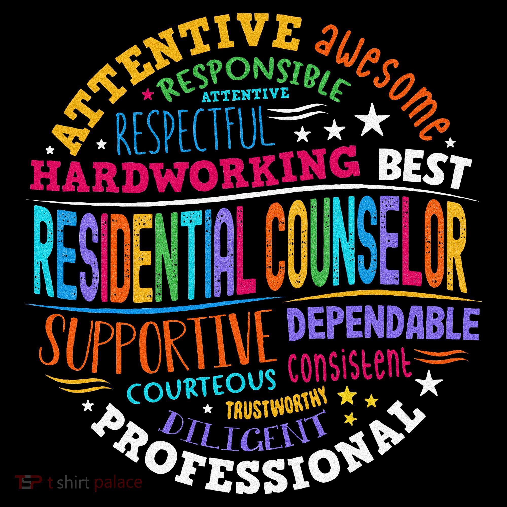 Groovy Residential Counselor Appreciation Back To School Women's Hoodie