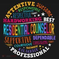Groovy Residential Counselor Appreciation Back To School Ornament thumb 1