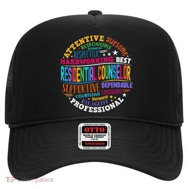 Groovy Residential Counselor Appreciation Back To School Hat