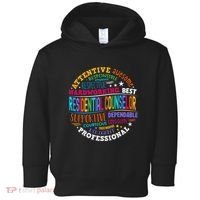 Groovy Residential Counselor Appreciation Back To School Toddler Hoodie thumb 0
