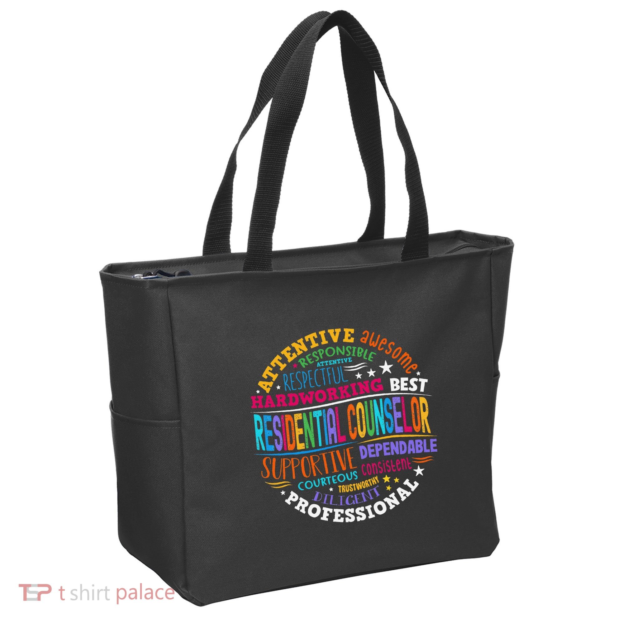 Groovy Residential Counselor Appreciation Back To School Tote Bag