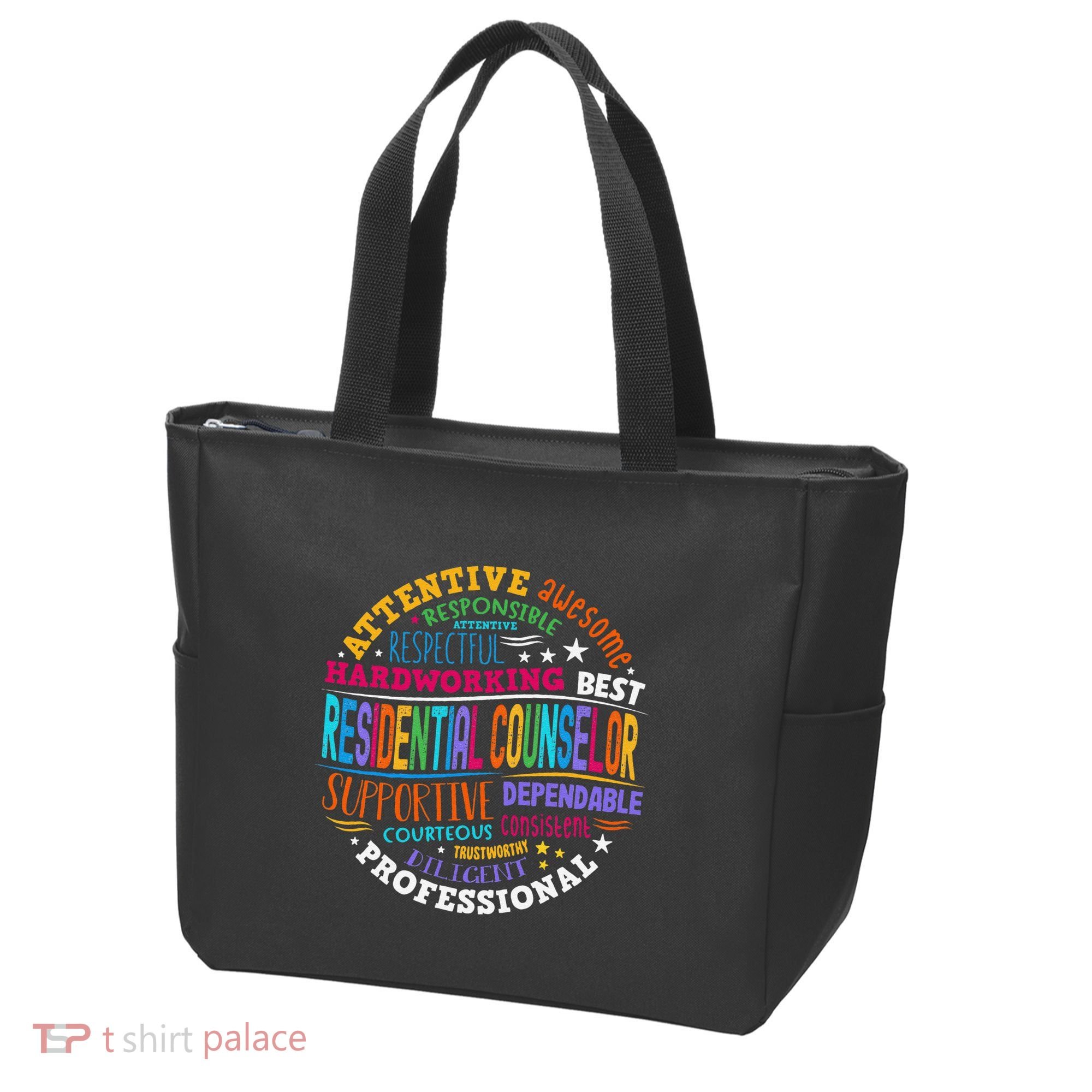 Groovy Residential Counselor Appreciation Back To School Tote Bag