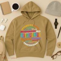 Groovy Residential Counselor Appreciation Back To School Hoodie thumb 3