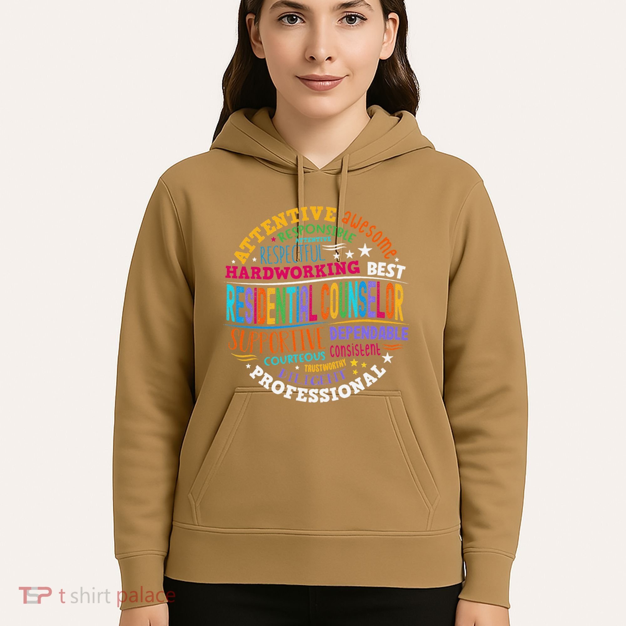 Groovy Residential Counselor Appreciation Back To School Hoodie