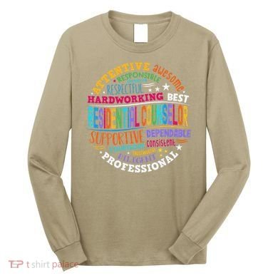 Groovy Residential Counselor Appreciation Back To School Long Sleeve Shirt