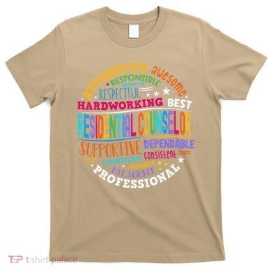 Groovy Residential Counselor Appreciation Back To School T-Shirt