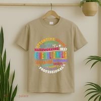 Groovy Residential Counselor Appreciation Back To School T-Shirt thumb 2
