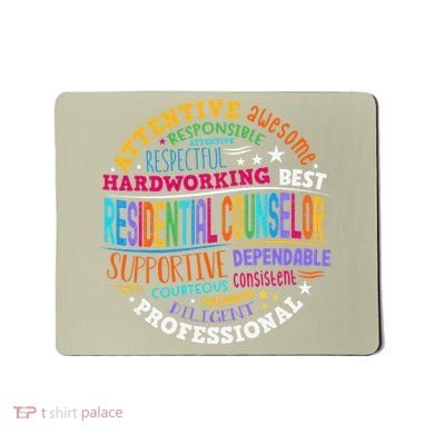 Groovy Residential Counselor Appreciation Back To School Mousepad