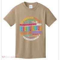 Groovy Residential Counselor Appreciation Back To School Kids T-Shirt thumb 0