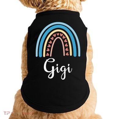 Gigi Rainbow Cute Gift For Grandma Doggie Tank