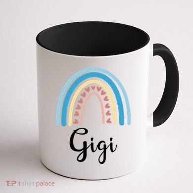 Gigi Rainbow Cute Gift For Grandma Coffee Mug back