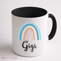Gigi Rainbow Cute Gift For Grandma Coffee Mug thumb 1