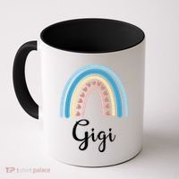Gigi Rainbow Cute Gift For Grandma Coffee Mug thumb 0