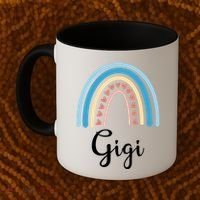Gigi Rainbow Cute Gift For Grandma Coffee Mug thumb 2