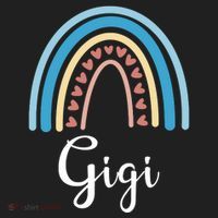 Gigi Rainbow Cute Gift For Grandma Beanie thumb 2