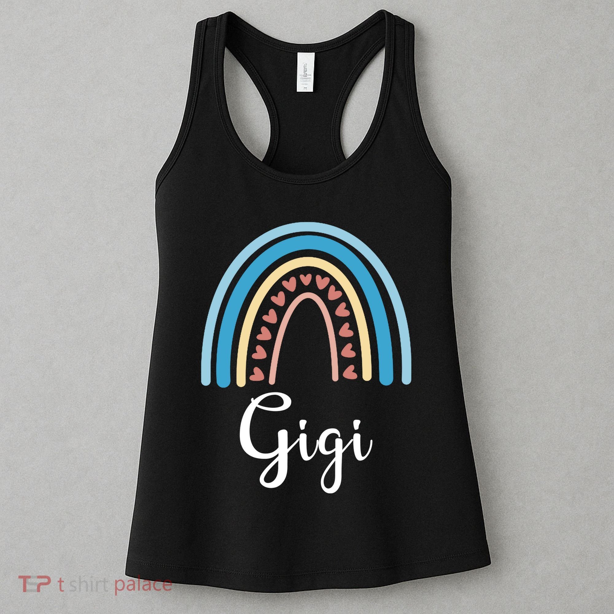 Gigi Rainbow Cute Gift For Grandma Women's Tank Top