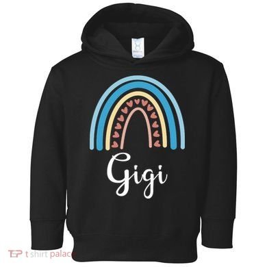 Gigi Rainbow Cute Gift For Grandma Toddler Hoodie
