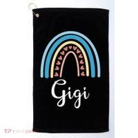 Gigi Rainbow Cute Gift For Grandma Golf Towel thumb 0