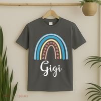 Gigi Rainbow Cute Gift For Grandma T-Shirt thumb 2