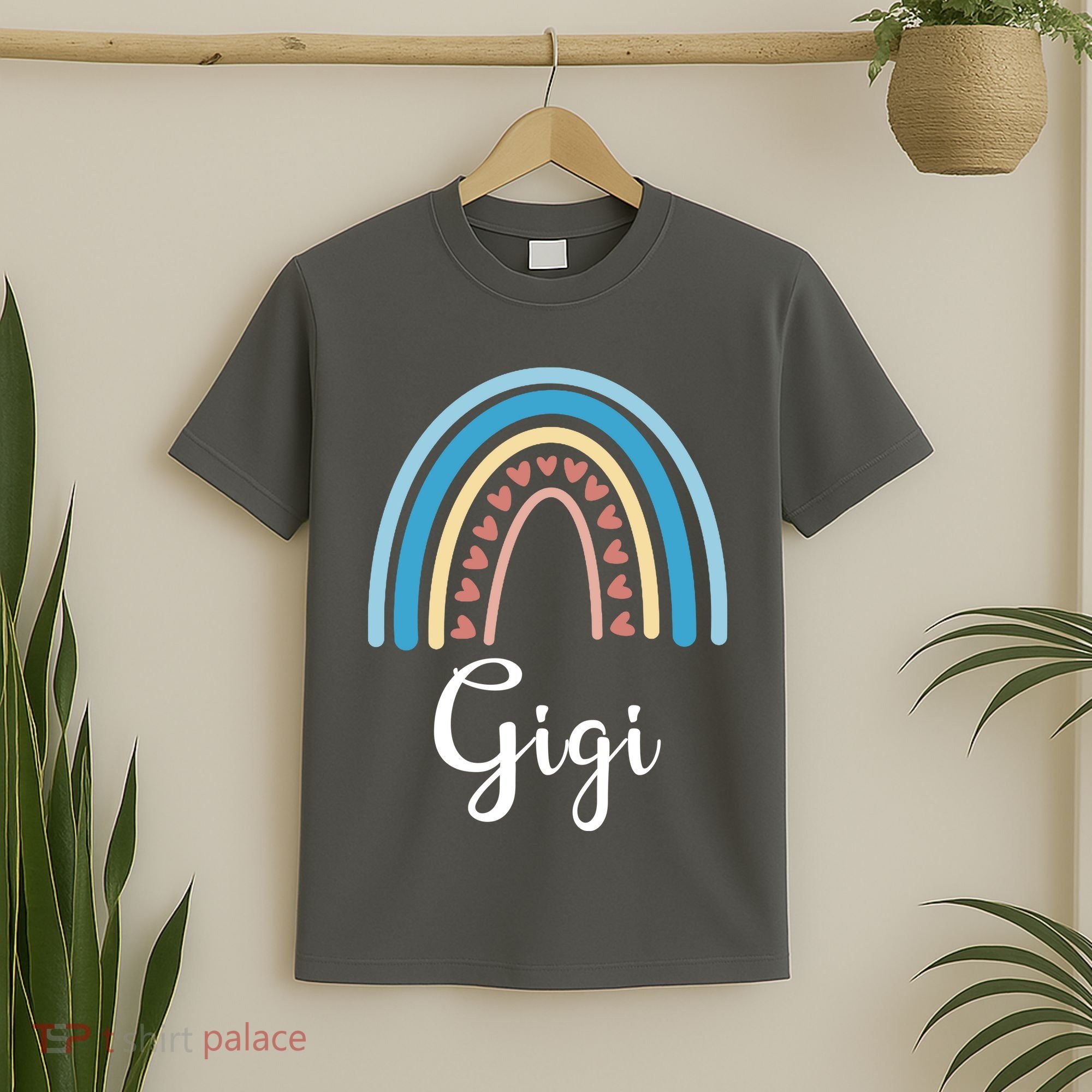 Gigi Rainbow Cute Gift For Grandma T-Shirt