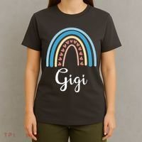 Gigi Rainbow Cute Gift For Grandma T-Shirt thumb 4