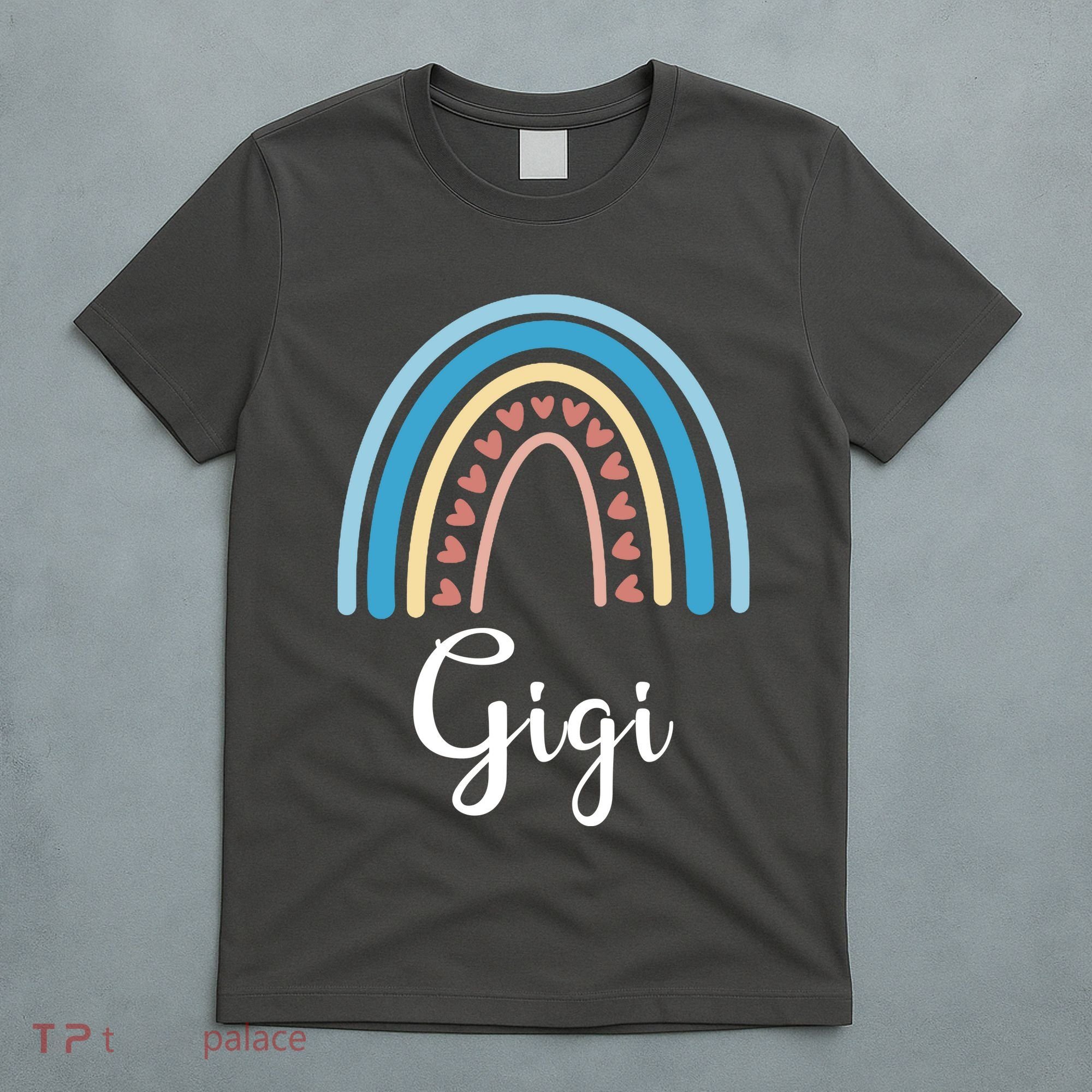 Gigi Rainbow Cute Gift For Grandma T-Shirt