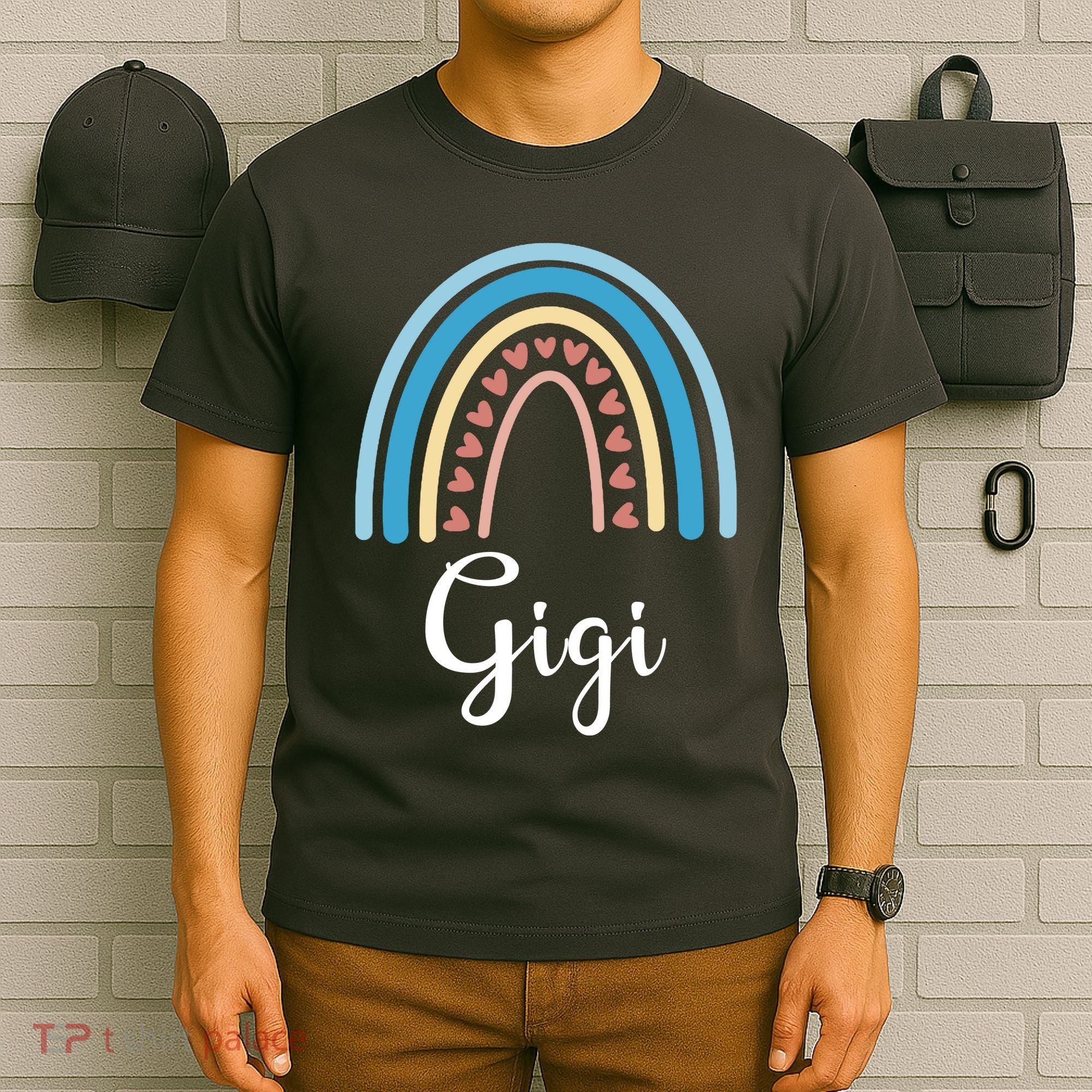 Gigi Rainbow Cute Gift For Grandma T-Shirt