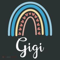 Gigi Rainbow Cute Gift For Grandma T-Shirt thumb 7