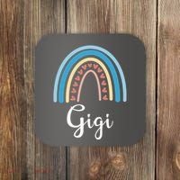 Gigi Rainbow Cute Gift For Grandma Coaster thumb 0