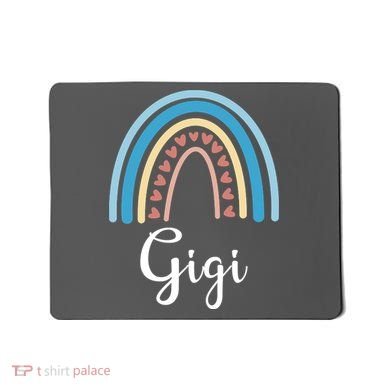 Gigi Rainbow Cute Gift For Grandma Mousepad