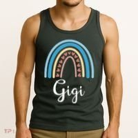 Gigi Rainbow Cute Gift For Grandma Tank Top thumb 3