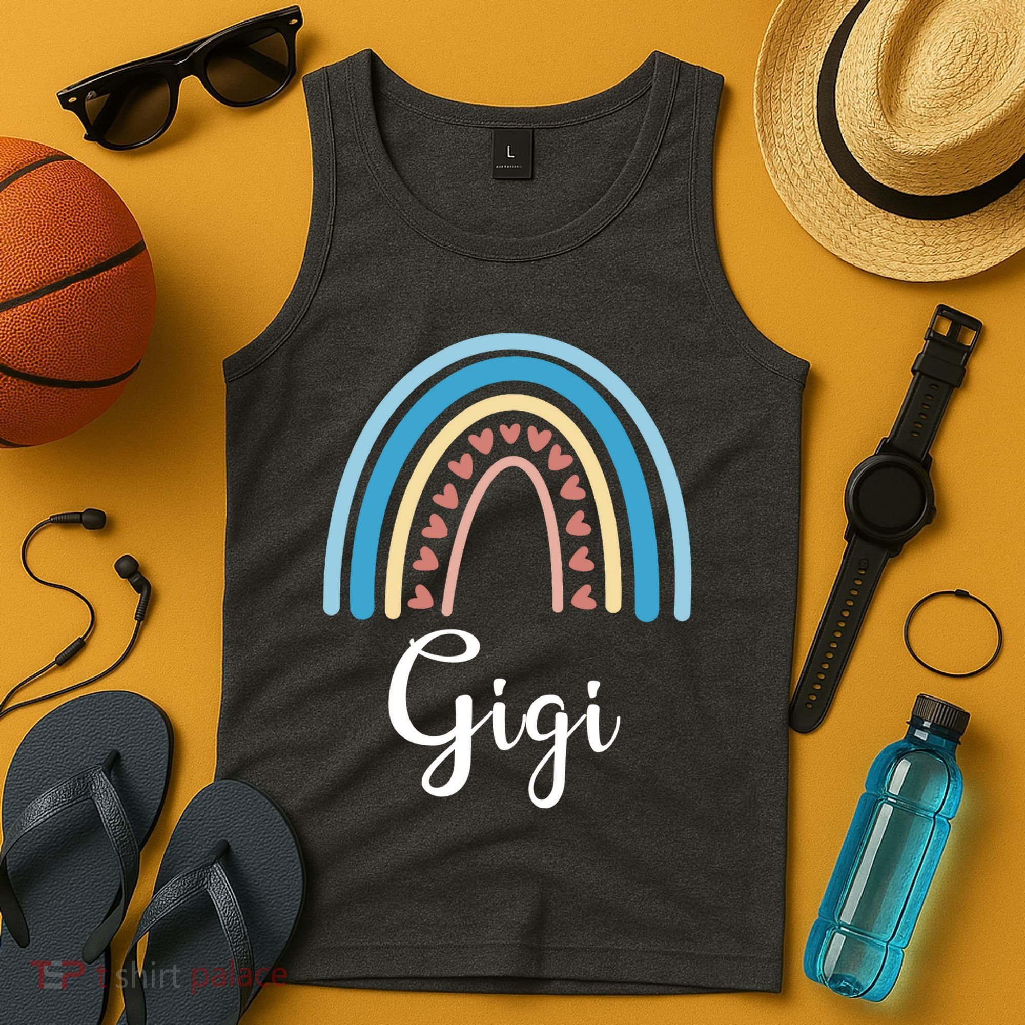 Gigi Rainbow Cute Gift For Grandma Tank Top