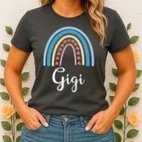 Gigi Rainbow Cute Gift For Grandma Women's T-Shirt thumb 2