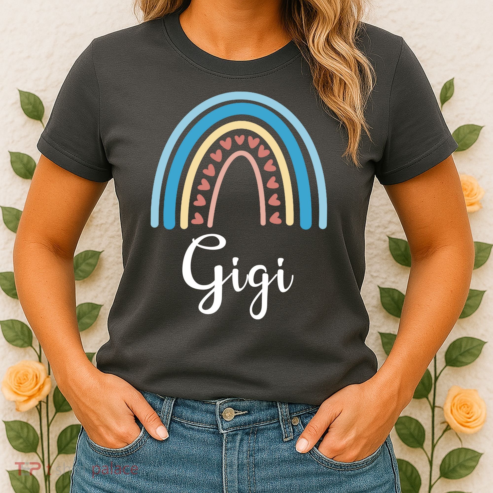 Gigi Rainbow Cute Gift For Grandma Women's T-Shirt