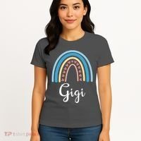 Gigi Rainbow Cute Gift For Grandma Women's T-Shirt thumb 4