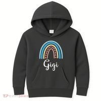 Gigi Rainbow Cute Gift For Grandma Kids Hoodie thumb 0
