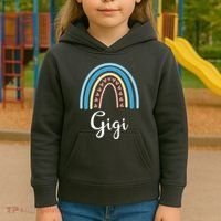 Gigi Rainbow Cute Gift For Grandma Kids Hoodie thumb 3