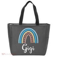 Gigi Rainbow Cute Gift For Grandma Tote Bag thumb 0