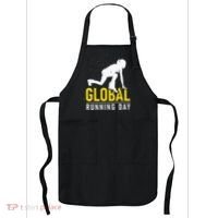 Global Running Day Gift For Runner Workout & Run Friends Apron thumb 0