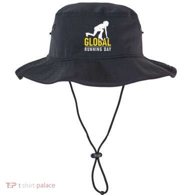 Global Running Day Gift For Runner Workout & Run Friends Bucket Hat