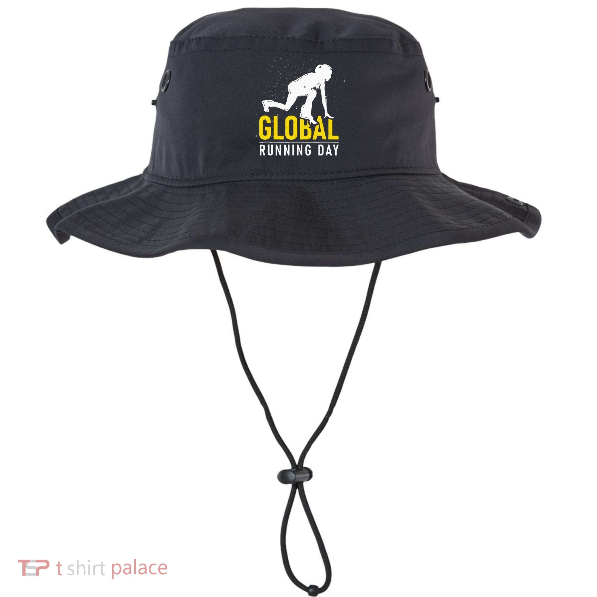 Global Running Day Gift For Runner Workout & Run Friends Bucket Hat
