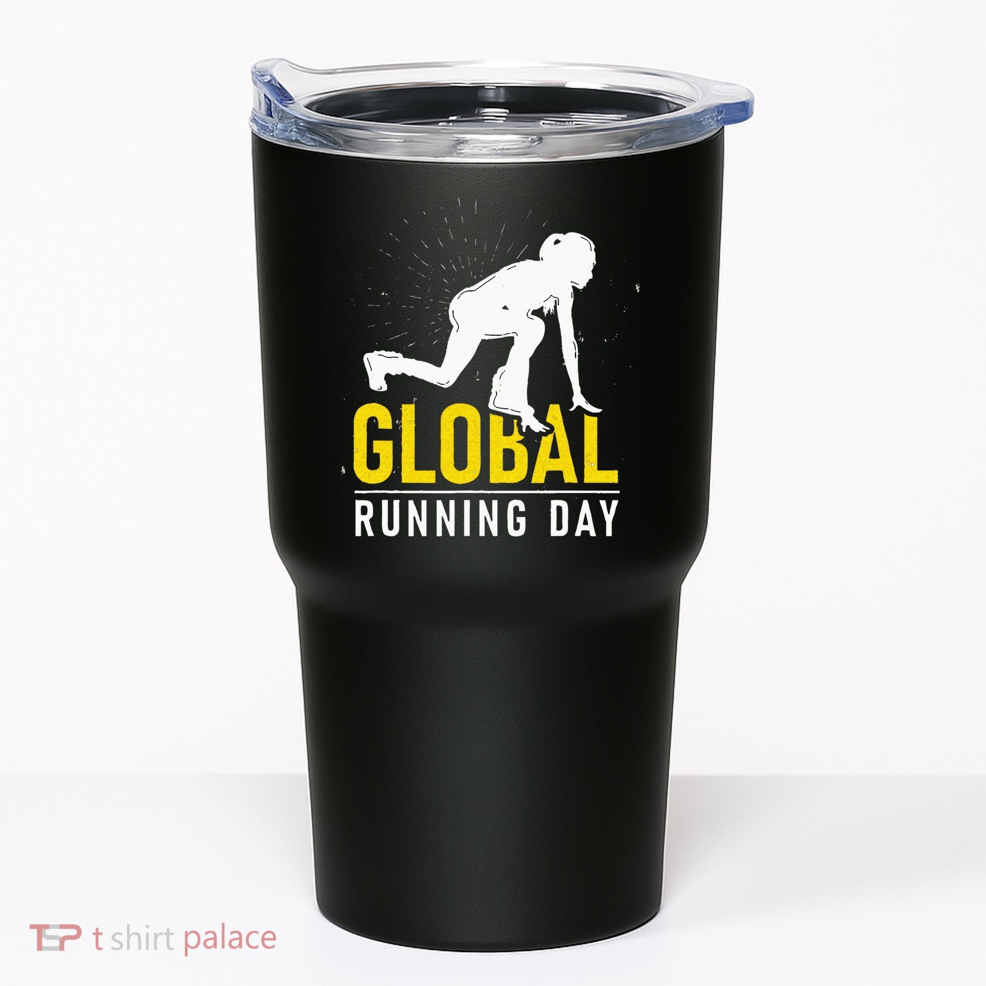 Global Running Day Gift For Runner Workout & Run Friends Tumbler