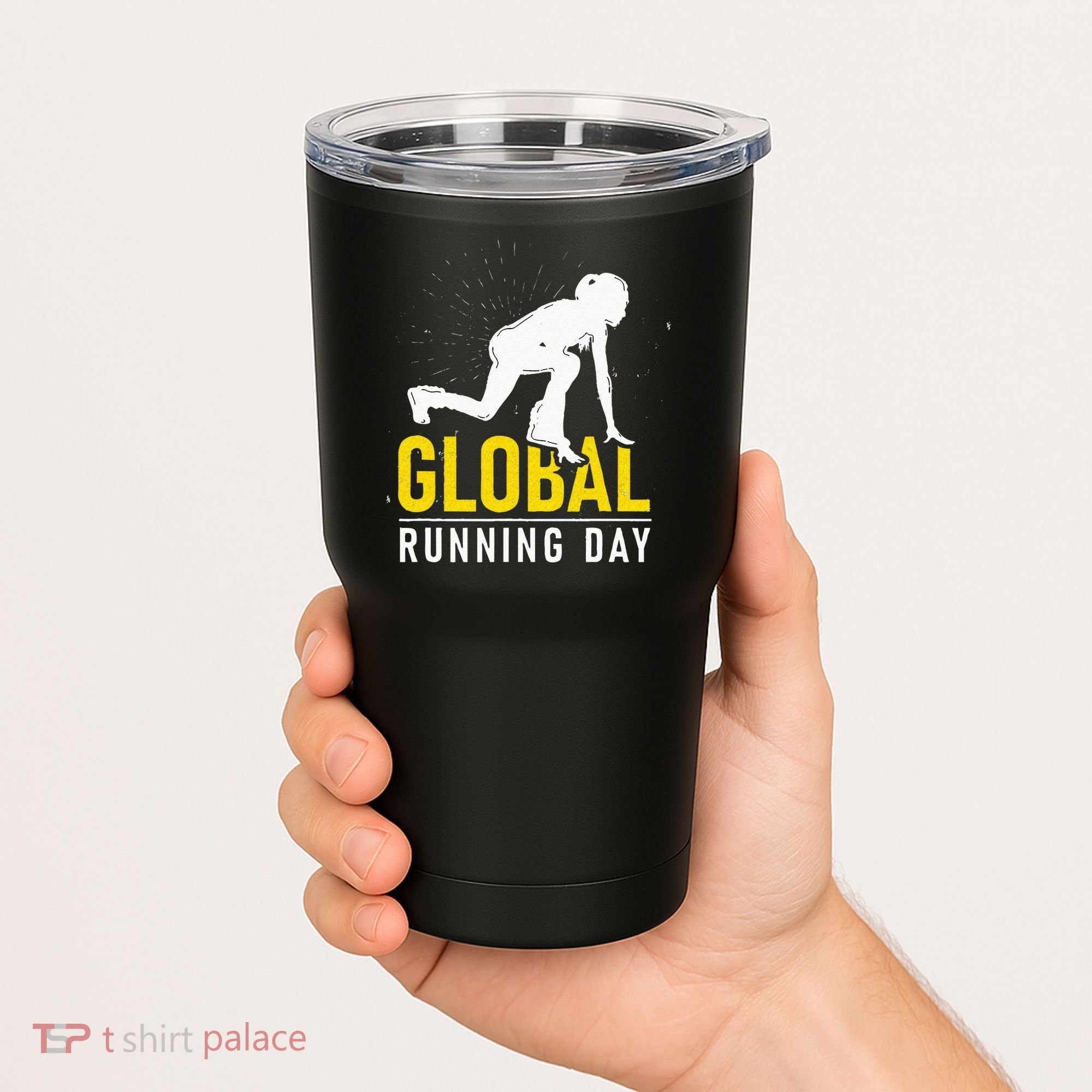 Global Running Day Gift For Runner Workout & Run Friends Tumbler