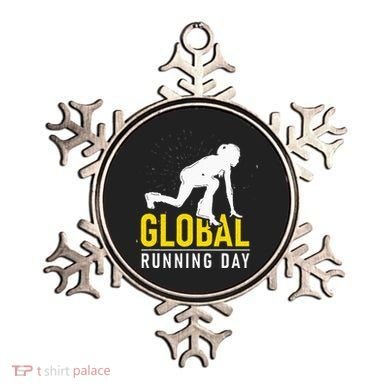 Global Running Day Gift For Runner Workout & Run Friends Ornament