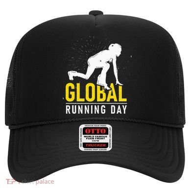 Global Running Day Gift For Runner Workout & Run Friends Hat