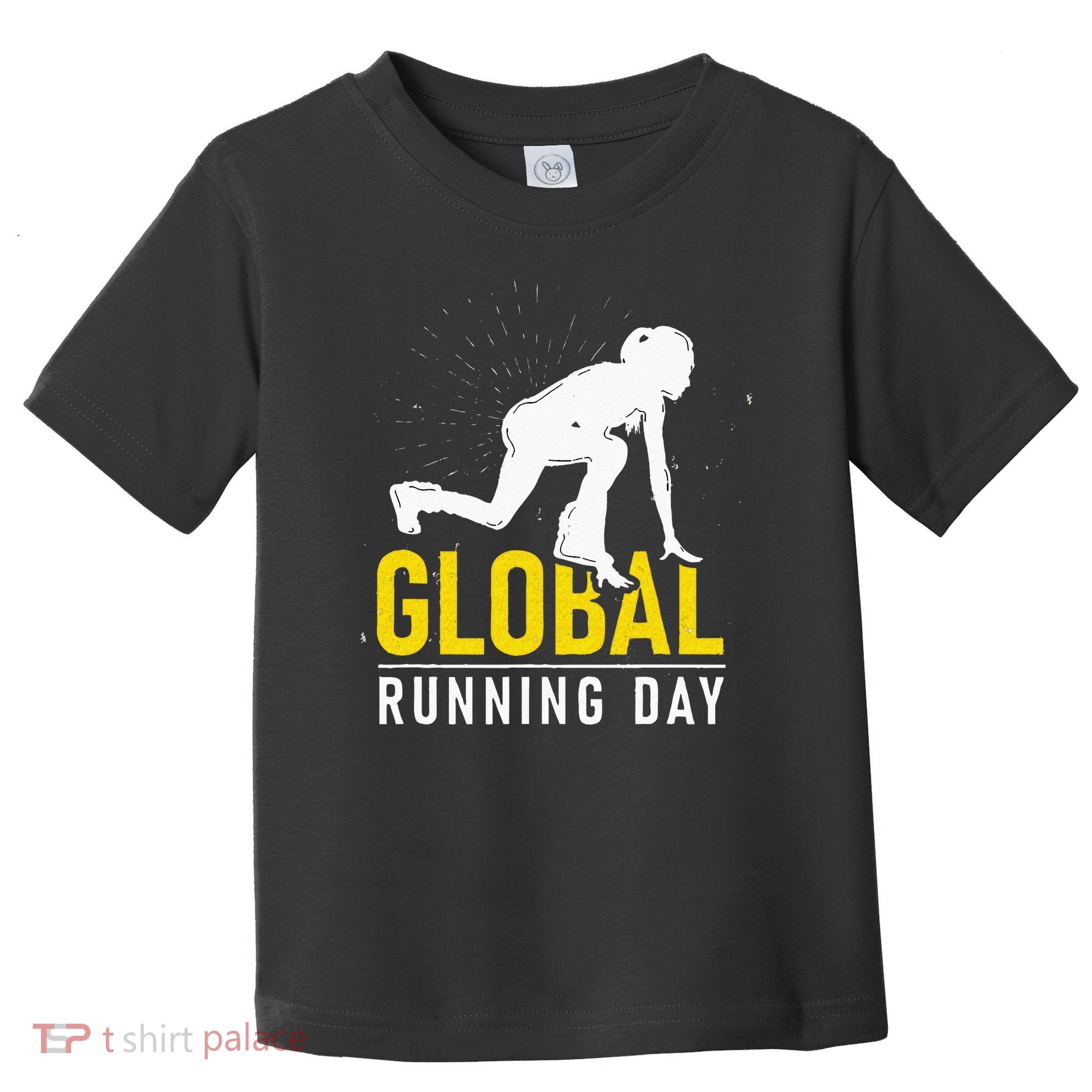 Global Running Day Gift For Runner Workout & Run Friends Toddler T-Shirt